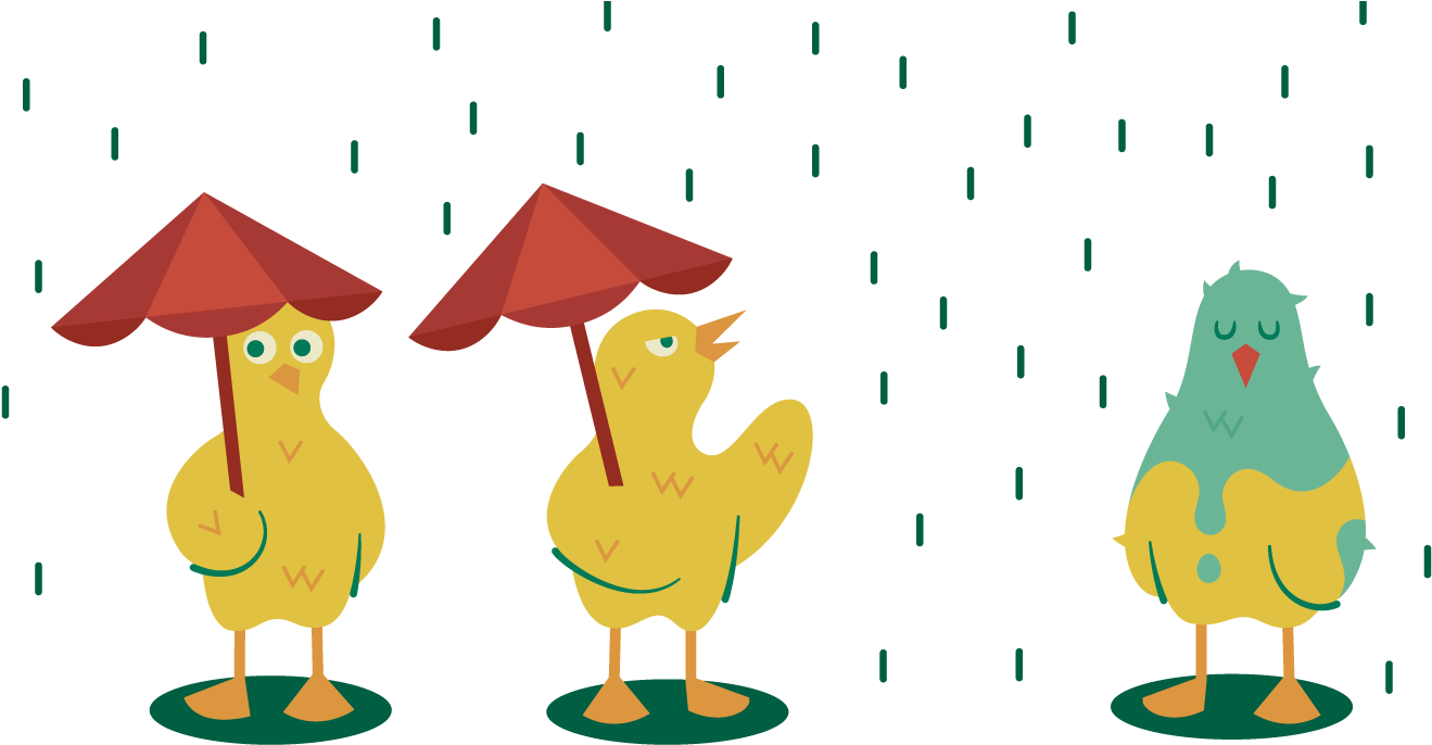 Ugly Duck Illustration - Illustration (1400x718)