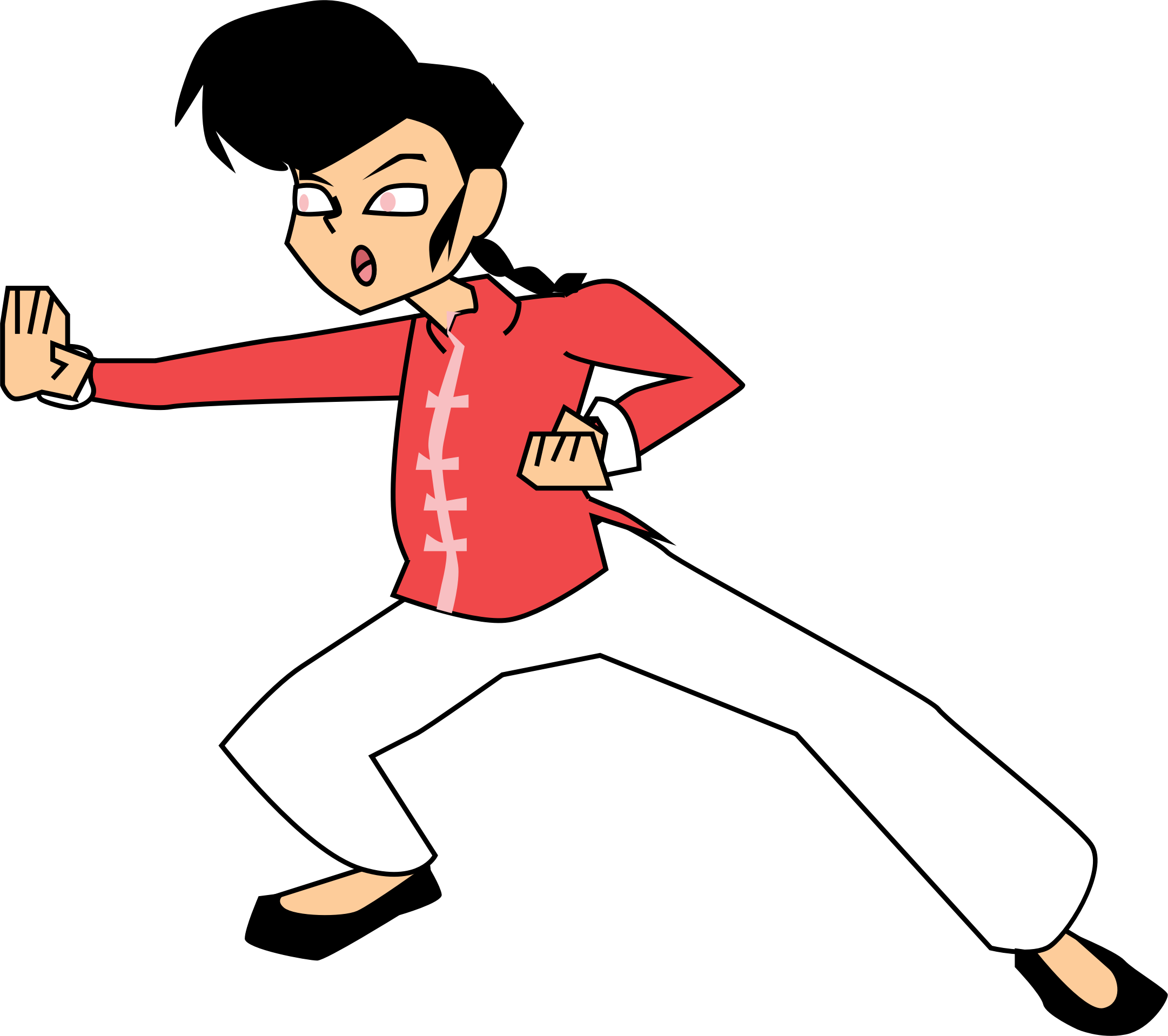 Free - Chinese Kung Fu Free Clipart (2162x1918)