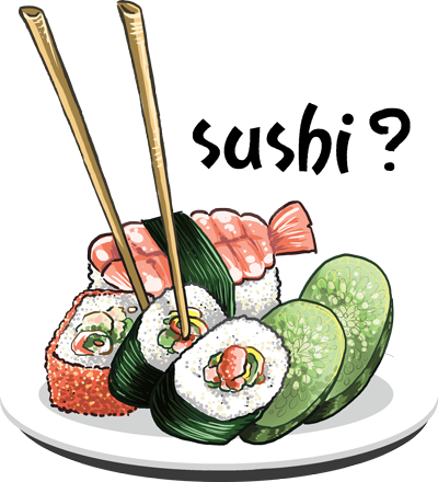 Sushi Is Good By Mayu - Sushi (400x440)