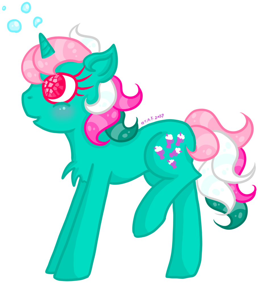 Crystal-sushi, Bubble, Earth Pony, Female, Fizzy, G1, - Comics (1024x1024)