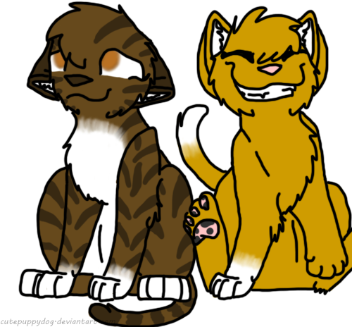 Squirrelkit And Leafkit By Diets0da - Squirrelflight (500x500)