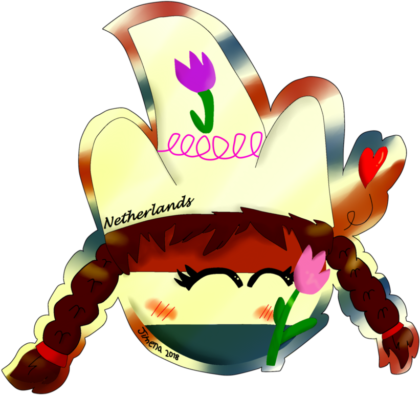 I Love Tulips By Jime Cha02 2015 - Cartoon (913x875)