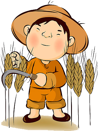 Photography Barley Harvest Clip Art - Farmer (541x544)