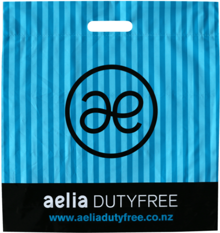 Plastic Carry Bag With Die Cut Handles - Paper Bag (600x600)