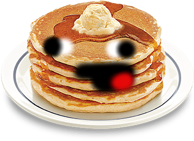 Pancake Pal By Thetwinbacon - Transparent Background Pancakes Png (617x367)