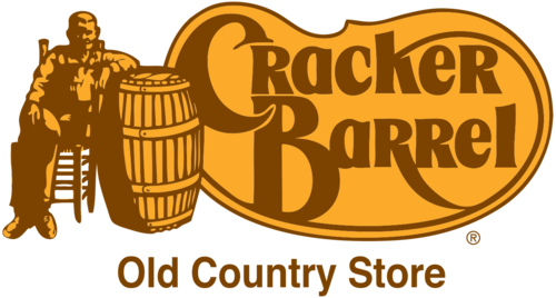 Pancake Clipart Men's Breakfast - Cracker Barrel Logo (500x268)