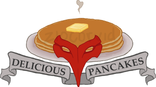 Delicious Pancakes By Ziocorvid - Persona 5 Akechi Pancakes (500x278)