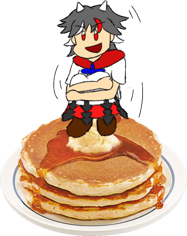 Seija Flipping Over Pancakes By Dabogon - Stack Of Pancakes (719x831)