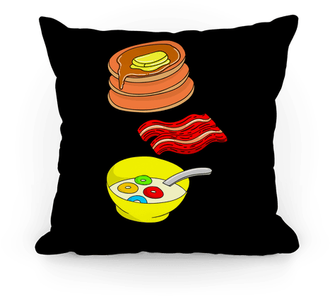 Balanced Breakfast Pillow - Anime In The Streets Hentai In The Sheets (484x484)