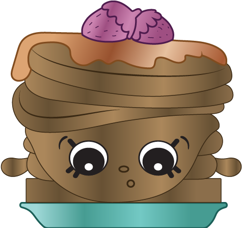 Pancakes Png File - Shopkins Season 6 Ultra Rares (576x495)