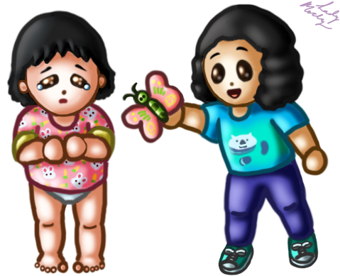 Eatting Breakfast Clipart For Kids - Cartoon (484x398)