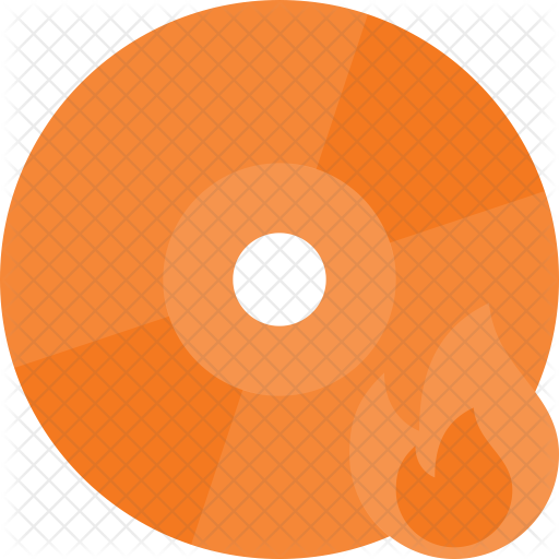 Burn Cd Icon - Circle (512x512)