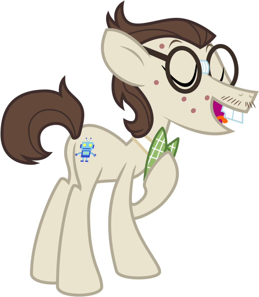 Cheezedoodle96, Bowtie, Buck Teeth, Earth Pony, Eyes - My Little Pony Nerd (1024x1024)
