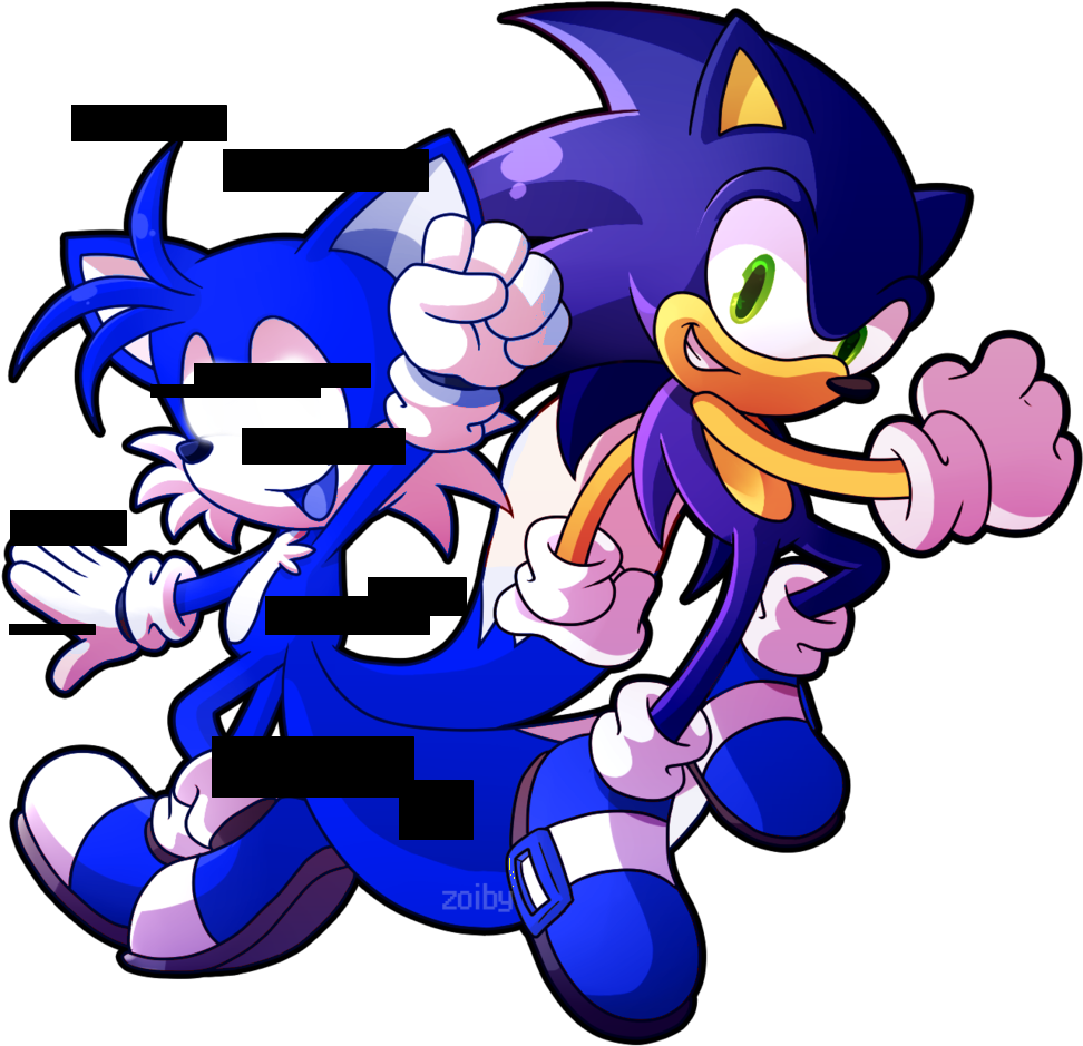 Sprite Redraw Tails And Sonic By Zoiby-d83r8m1 - Glitch Tails (1024x986)