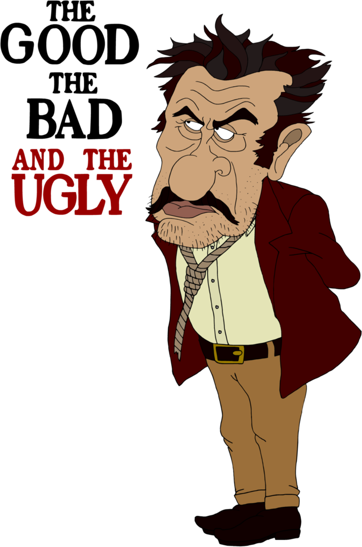 Illustration By Vector Tradition The Good The Bad And - Good Bad Ugly Cartoon (732x1090)