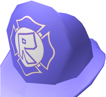 Light Blue/purple Firefighter Helmet - Emblem (420x420)
