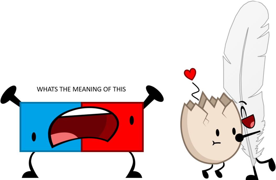 Feather Hugging Cracked Egg By Aarenanimations - Cartoon (1138x702)