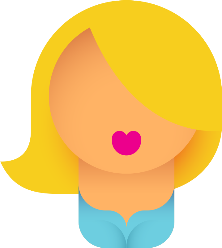 Woman Head Clip Art - Cartoon (1181x1181)