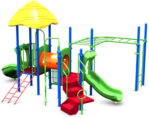 3d Front View - Play & Park Structures (800x519)