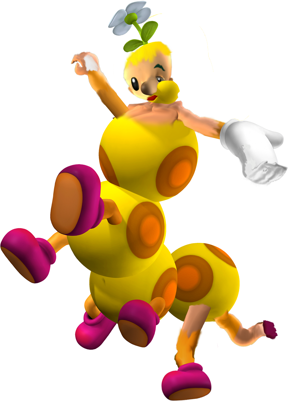 Image Gallery Mario 64 Wiggler Keywordsuggestorg - Wiggler From Mario (1062x1391)