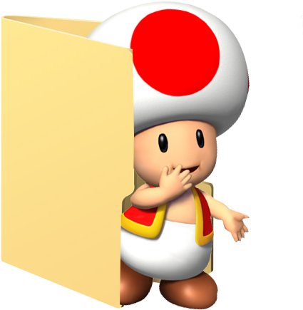 Power Up Folder Icon [mario] By Hinatka3991 - Toad Mario (468x483)