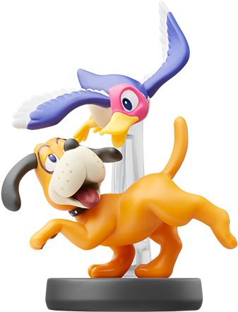 Super Smash Bros - Amiibo Duck Hunt (500x537)
