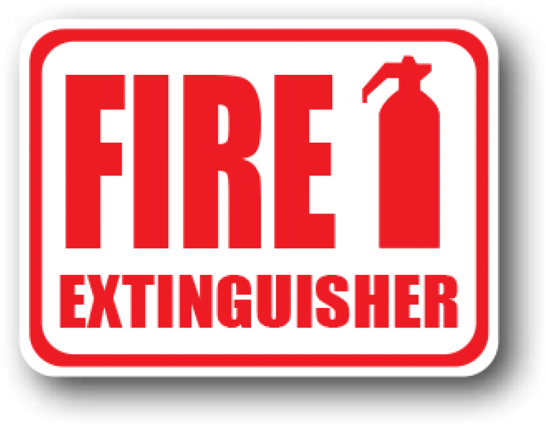 Durastripe Fire Extinguisher Rectangular Floor Safety - Durastripe 50"x32" Horizontal Rectangle - Fire Extinguisher (1000x827)