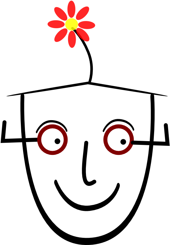 Human Face With Flower Coloring Book Colouring Coloring - Speaking Intonation (561x800)