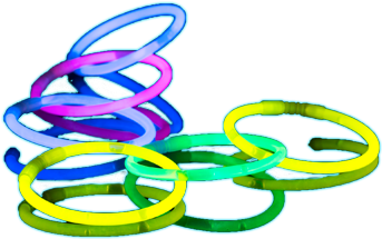 Glow In Dark Led Band Party Pack Hottub - Rope (637x284)