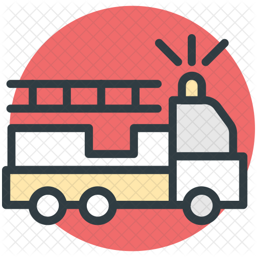 Firetruck Icon - Office (512x512)