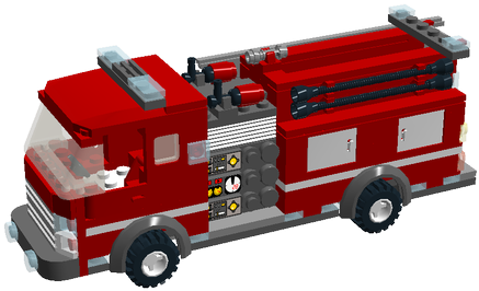 Just Showing Three Color Variations - Lego Fire Truck 2008 (440x320)