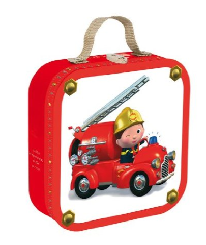 Ja0020 Leons Fire Truck Puzzle 1 - Janod Leon's Truck Puzzle Case (500x500)