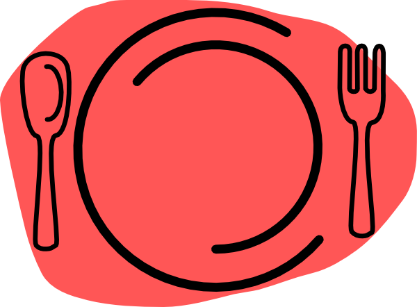 Clip Art Fork And Plate Clipart - Knives And Forks Clipart (640x480)