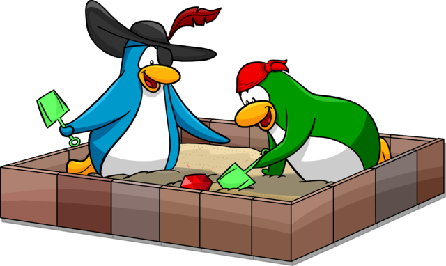 Treasure Hunt Postcard Penguins - Treasure Hunt (640x382)