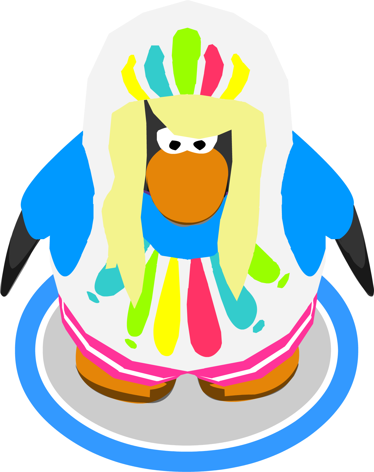 Color Splash Hoodie In-game - Color Splash Hoodie In-game (1482x1867)