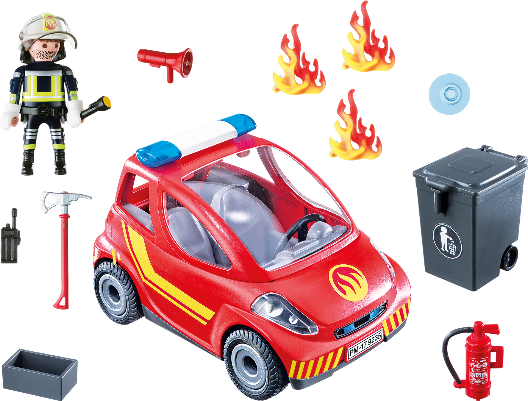 Http - //media - Playmobil - Com/i/playmobil/9235 Product - Playmobil 9235 Firefighter With Car (2000x1400)