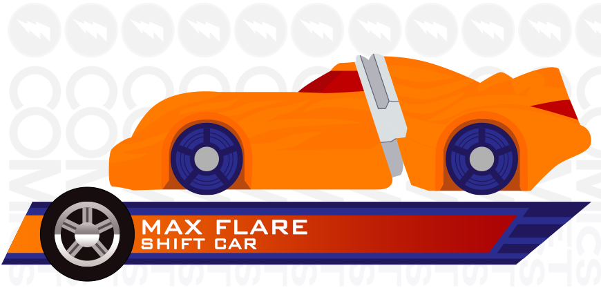 Shift Car Max Flare By Cometcomics - Shift Car Midnight Shadow (870x417)