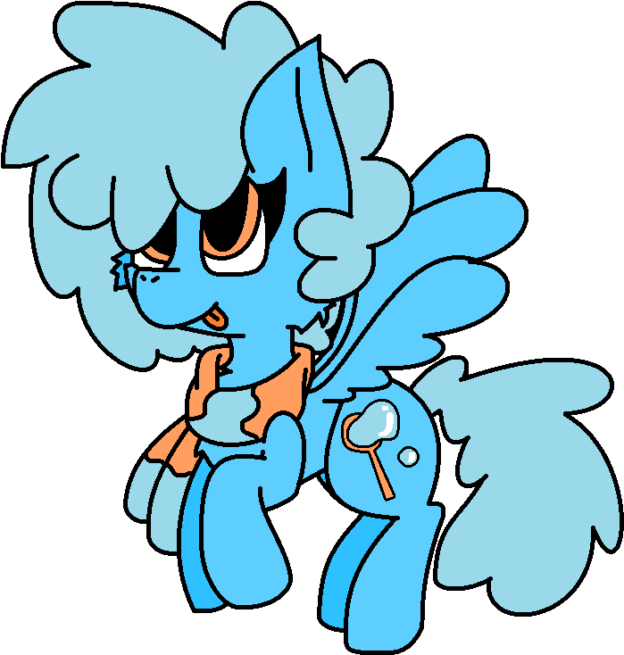 Mlp Oc, Bubble Splash By Sammy-shinyvictini - Cartoon (712x748)