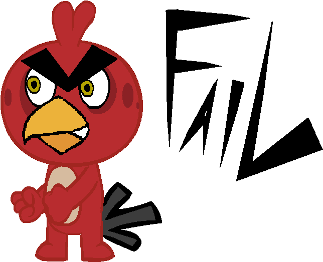 Angry Birds Htf By Guddlesthebunny - Angry Birds Happy Tree Friends (739x569)