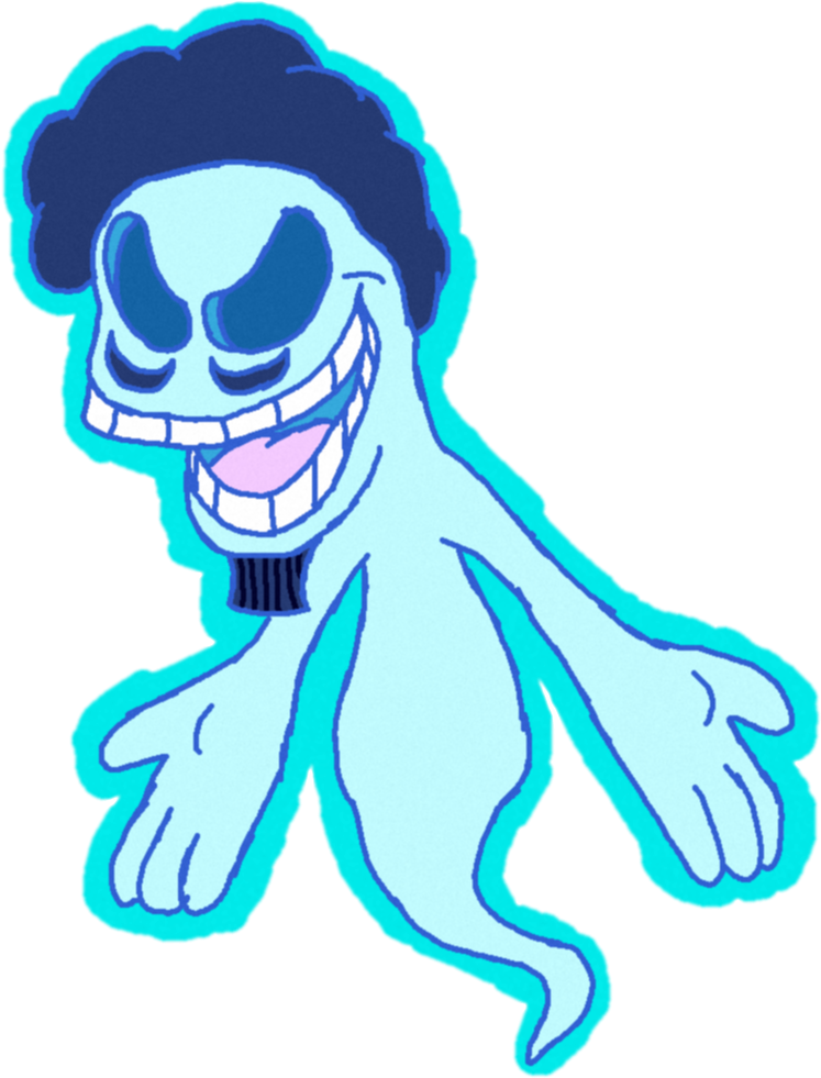 Julian Did The Spooky Splash Too Hard - Cartoon (810x1000)