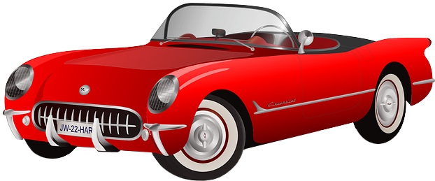 Sports Car Free To Use Clipart - Father's Day Red Convertible Sports Car Mugs (640x320)