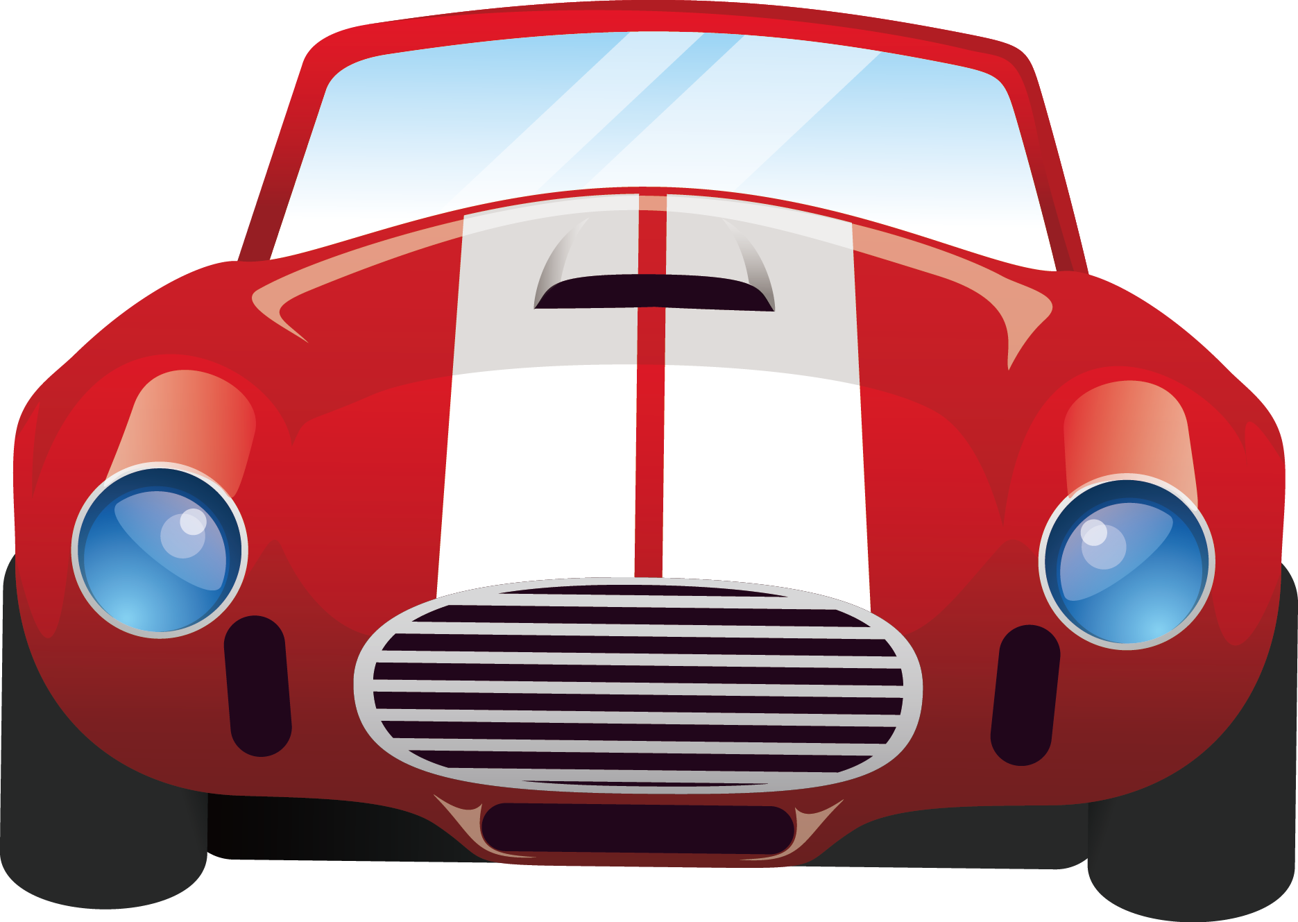 Sports Car Red - Car (1871x1329)