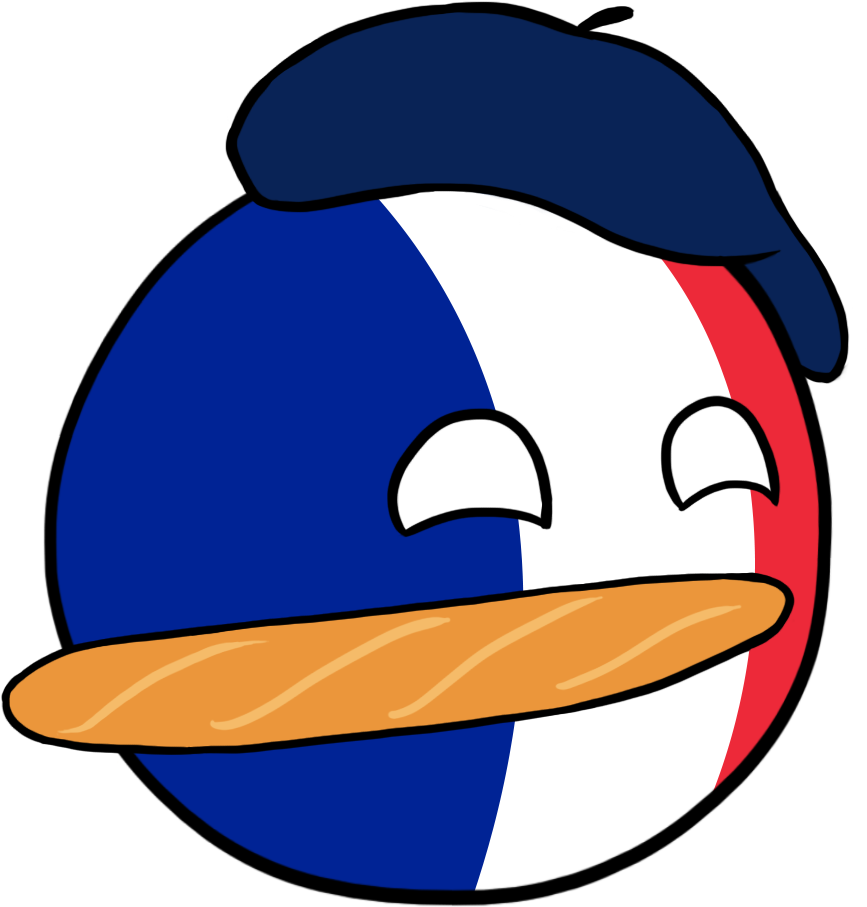 First Time Being Proud Of French Heritage On Fj Thank - France Polandball (1000x1000)