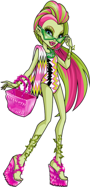 Beach Beasties - Beach Beasties Venus Mcflytrap Doll (367x750)