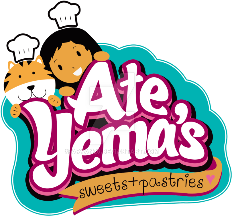 Ate Yema's Sweets And Pastries Logo Proposal By Aryan26 - Yema Logo (1024x883)