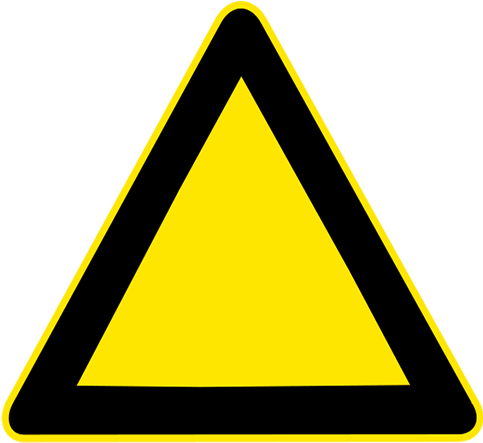 5 - Hazard Sign No Background (500x500)