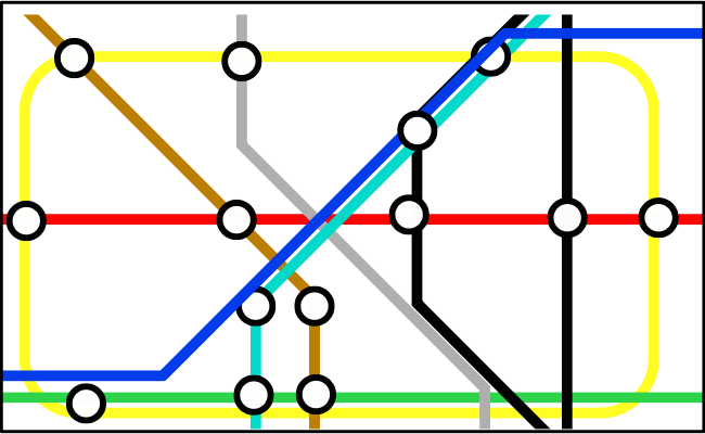 Google Maps Metro Icon Clipart - Tube Map Icon Png (900x554)