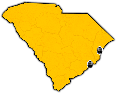 South Carolina State Port Transport Service - Map (421x369)