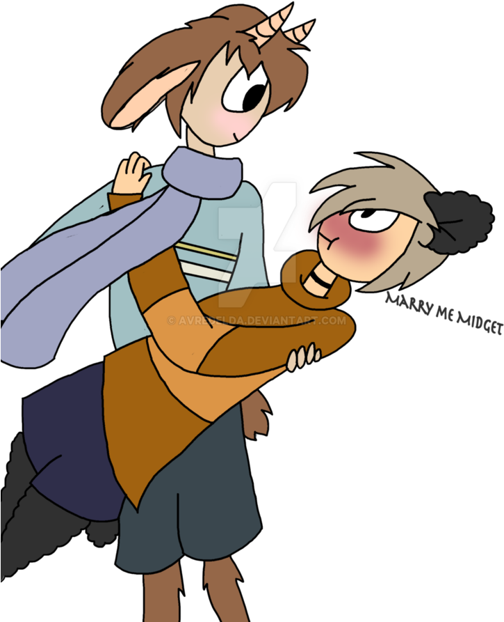 Midget - - Cartoon (738x1082)