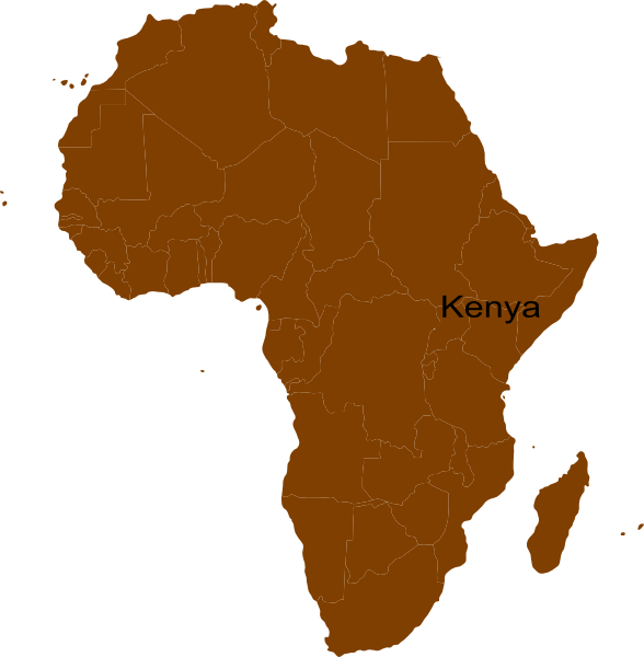 Africa Continent Clipart (588x600)